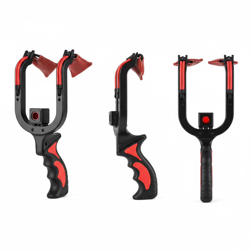 High-Power Laser Aiming Slingshot