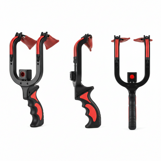 High-Power Laser Aiming Slingshot